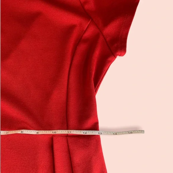 Rosebud Red Cocktail Dress - Picture 8 of 13